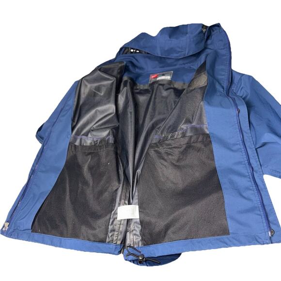 RARE PROMO Nike LG Team NC Tar Heel Jacket Detach Hood Blue Zip Snap Coat OOAC - Picture 5 of 10